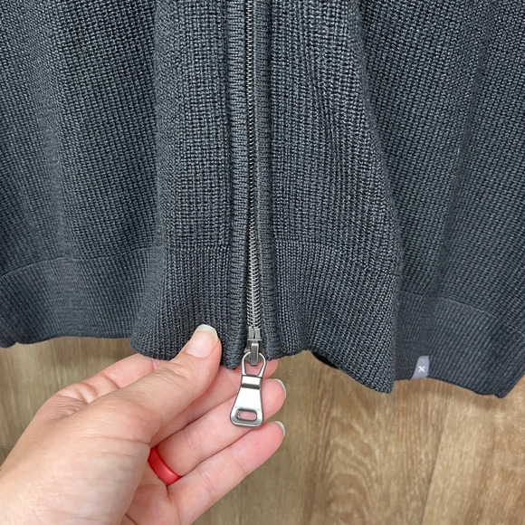 NEW Brax Jake Zip Up Merino Wool Blend Sweater Jacket - Picture 8 of 12